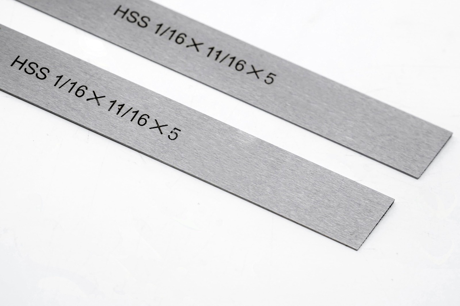 Set of 2 HSS High Speed Steel Parting Cut Off Lathe Tool Blades 1/16×11/16×5