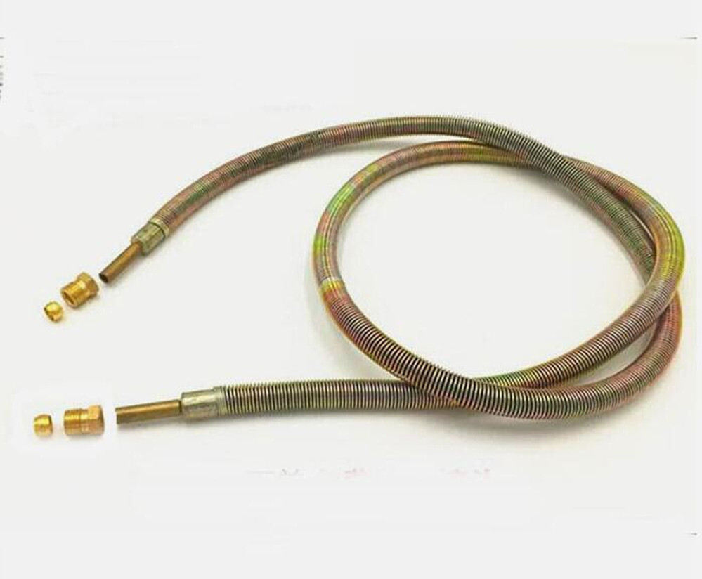 1x Milling Machine Oil Tube Line Metal Spring Cloth Sheath Hose CNC Mill 650*4mm