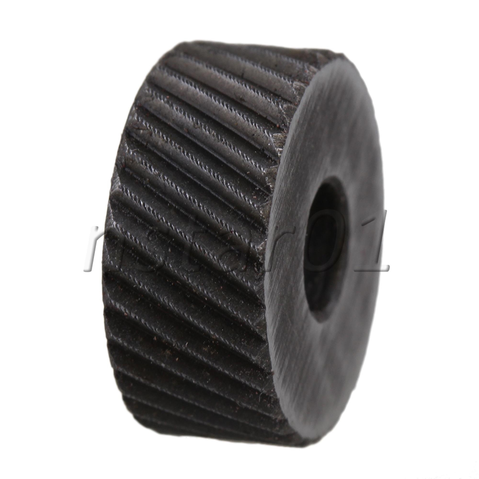 0.15cm Pictch Diagonal Coarse Knurling Wheel Set of 2 Silver Black