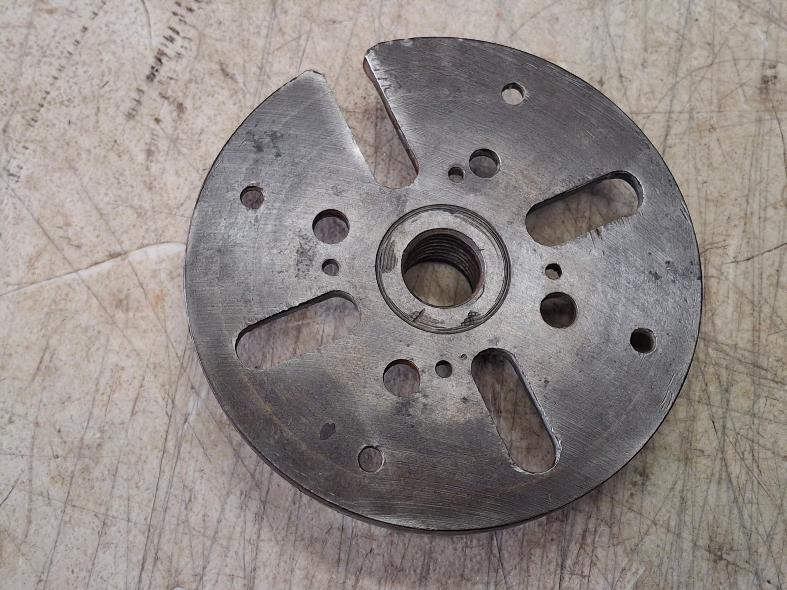 Vintage Atlas Craftsman L3 160 Lathe Dog Face Plate 6″ 8 TPI