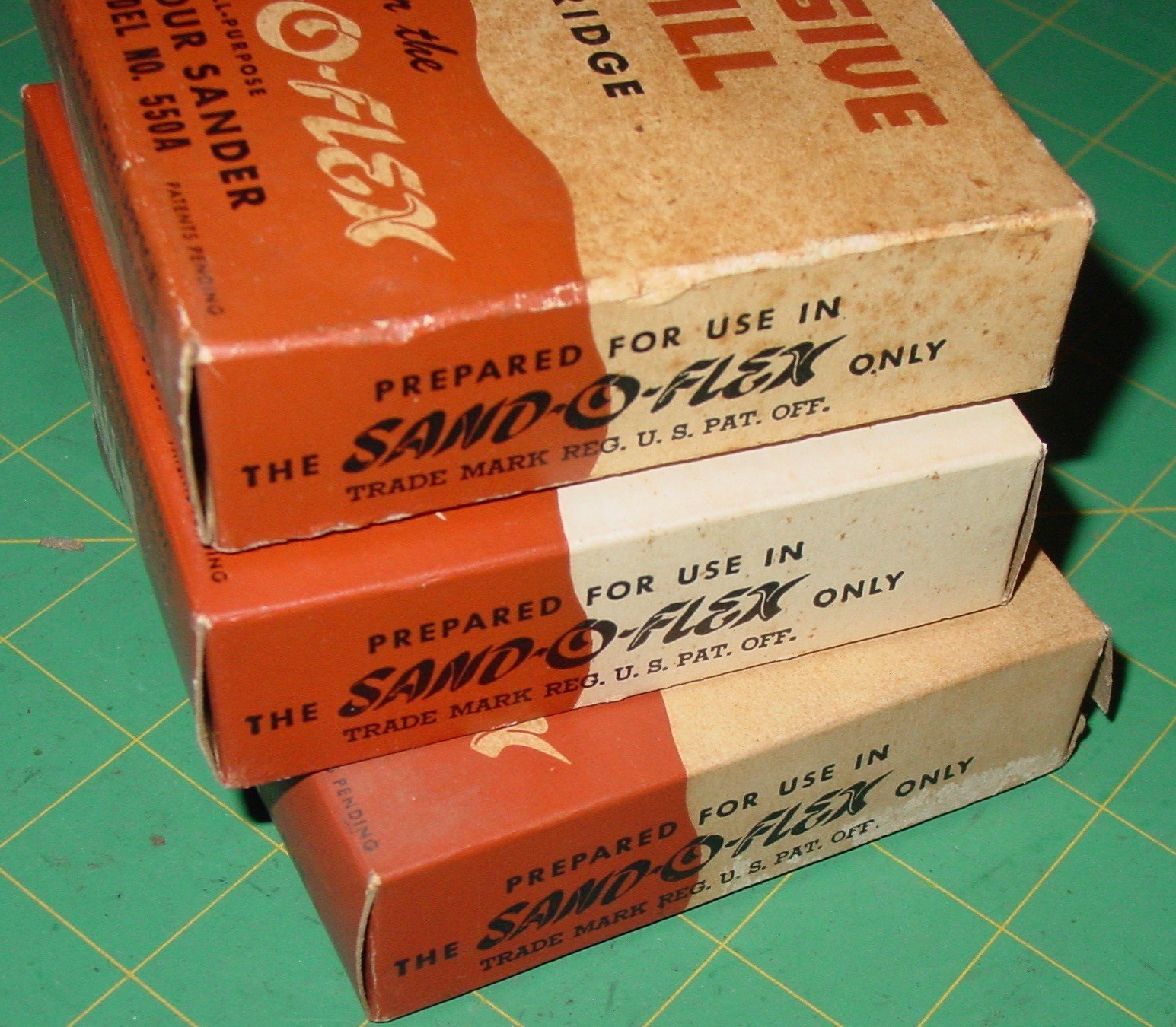 Vintage Merit Sand-O-Flex No. 550A Contour Sander Abrasive Refills Mixed Lot USA