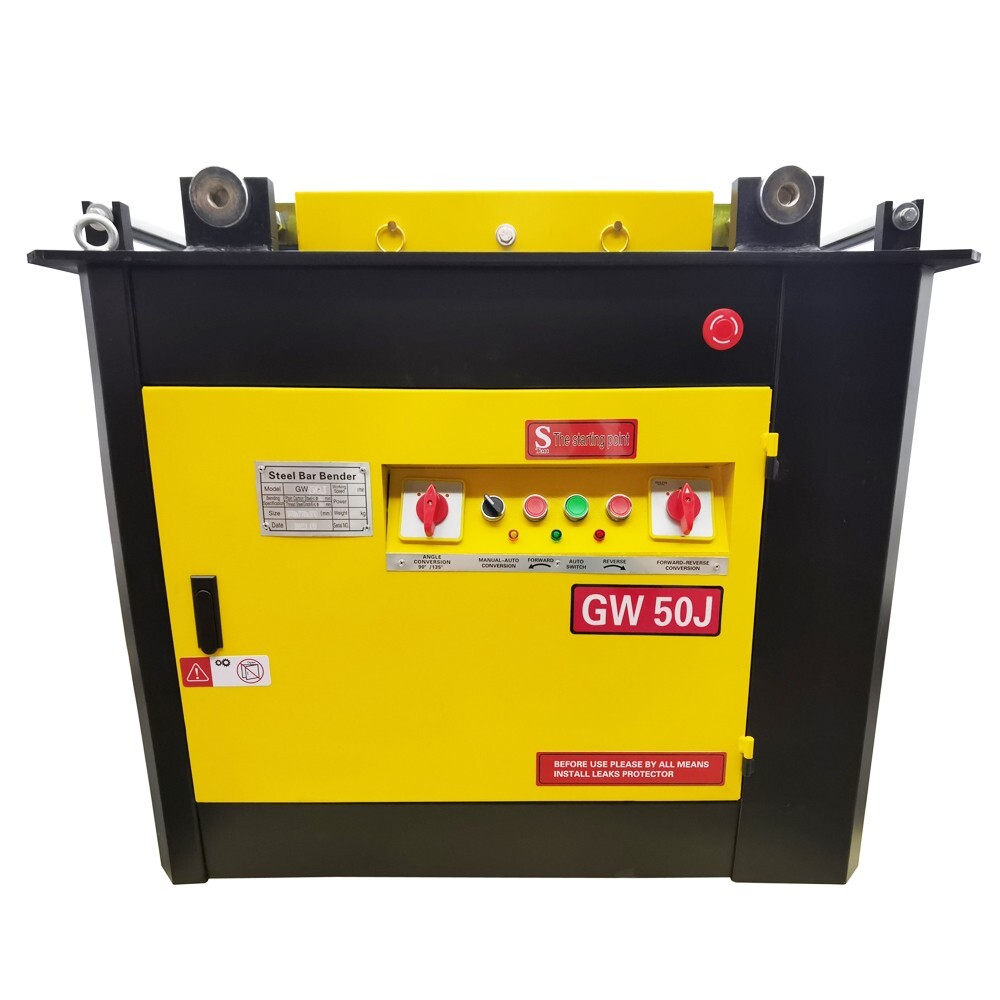 220V GW50J Electric Steel Bar Bender Automatic Rebar Bending Machine 6-50mm