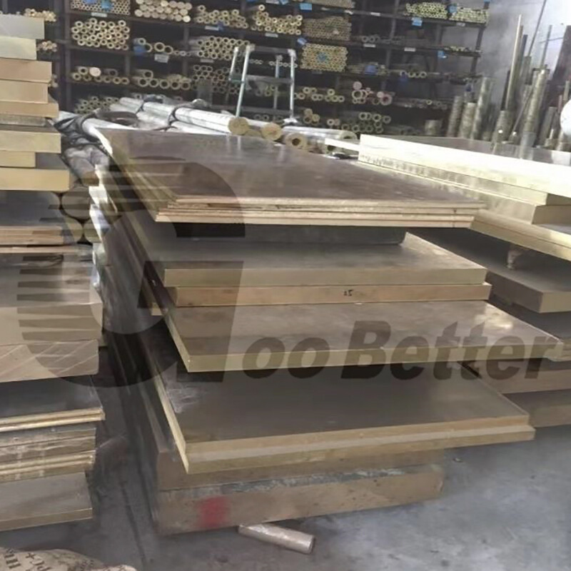 Aluminum Bronze Sheet Plate ZCuAl03Sn09 Metal Panel 100x100mm, 6mm-40mm Thickess
