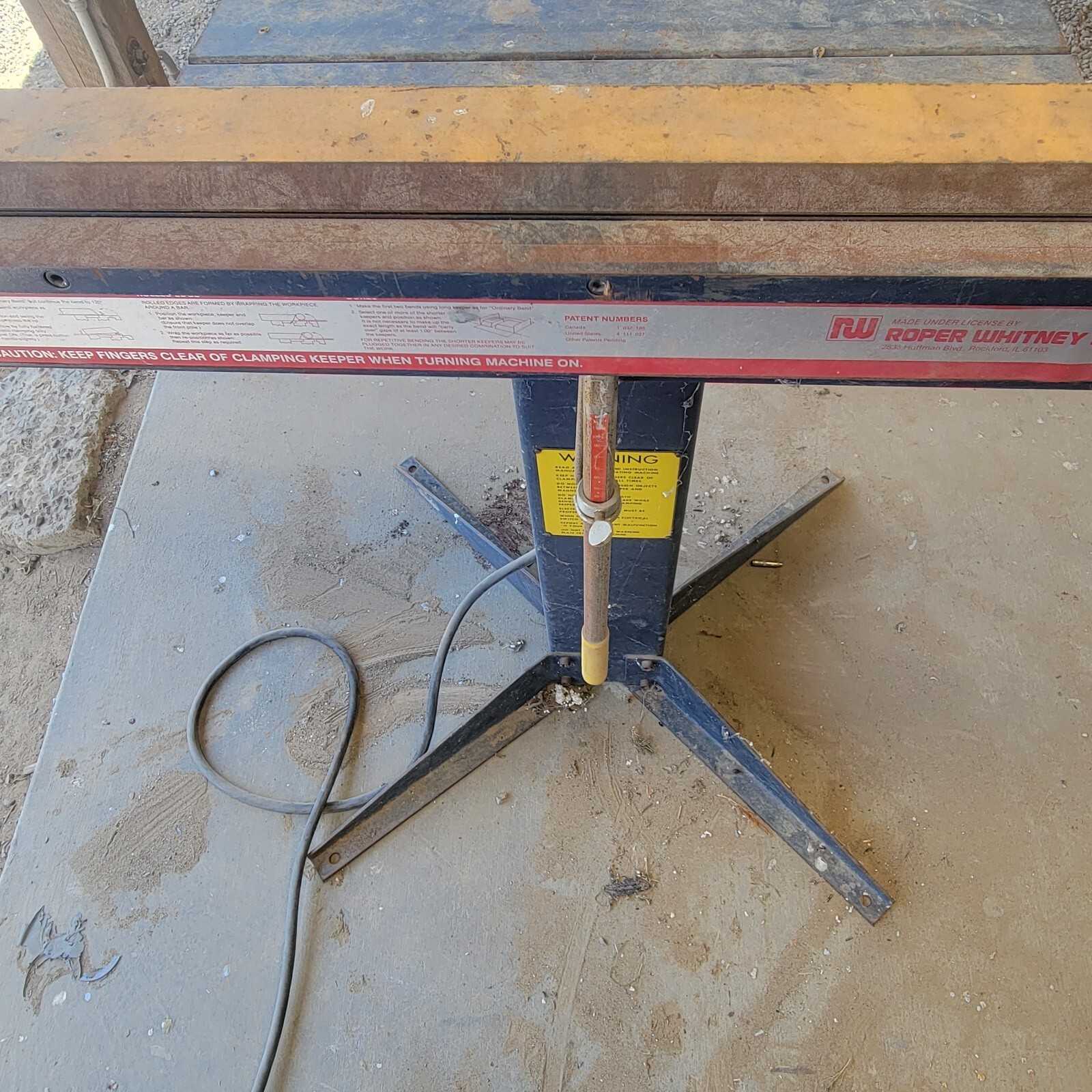 Roper Whitney Magnabend MBB 4181 – Alum. Bender for up to 18ga up to 48″, 115v