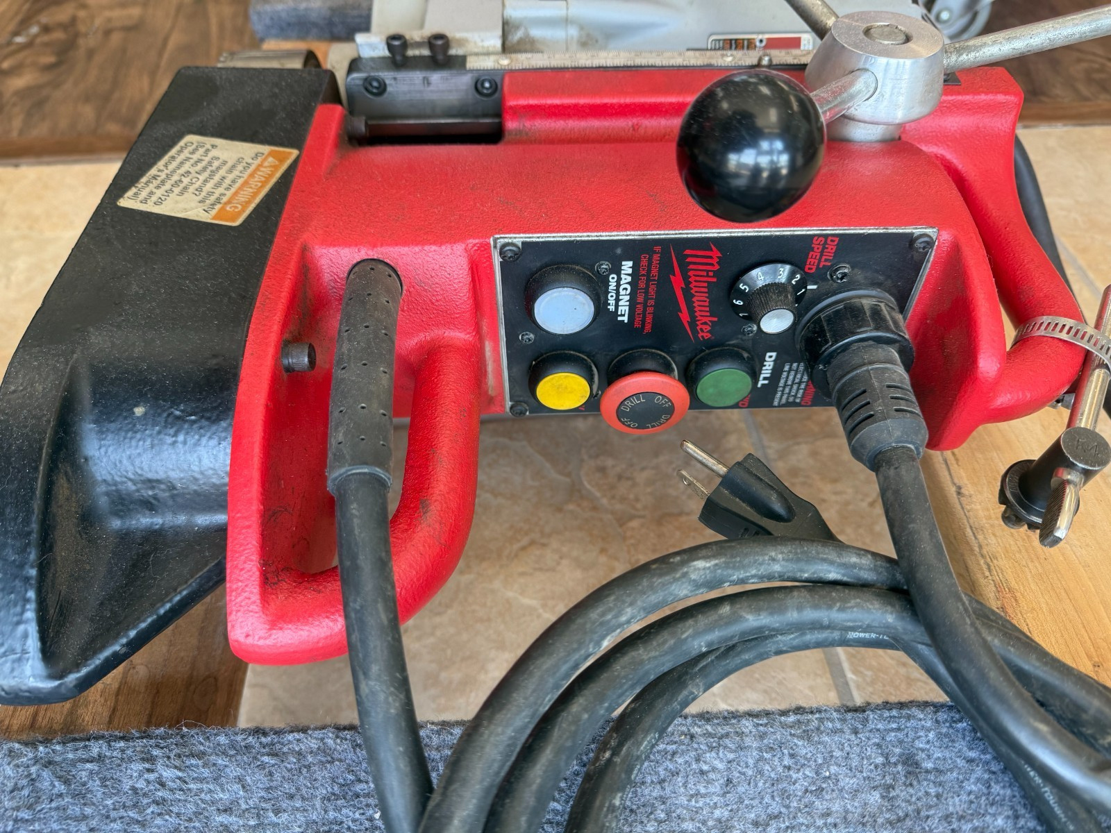 Milwaukee 4202 Drill Press Base 4262-1 ELECTRO-MAGNETIC DRILL MOTOR
