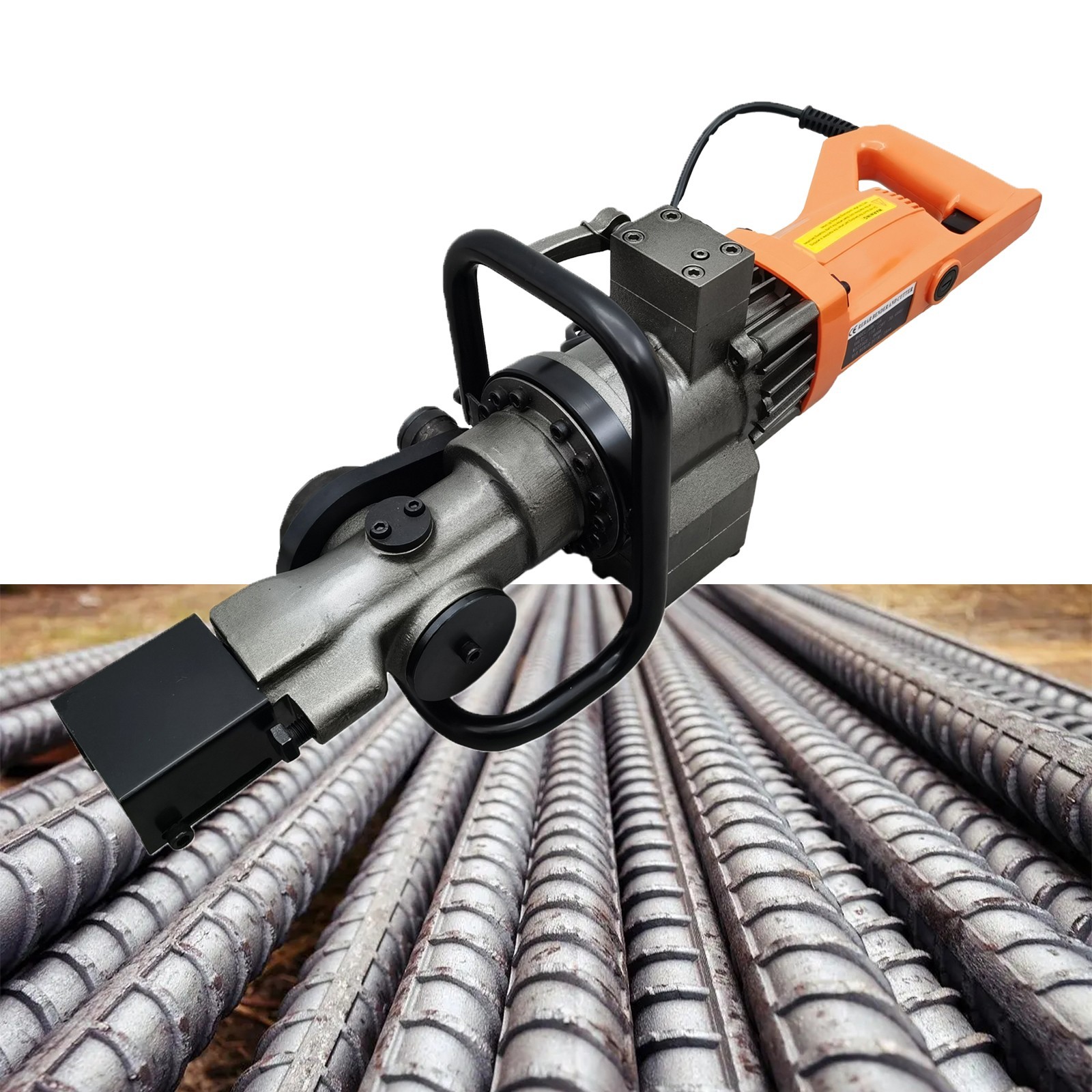 Electric Hydraulic Rebar Bender PortableCutter Steel Pipe Solid Bar Bender 110V