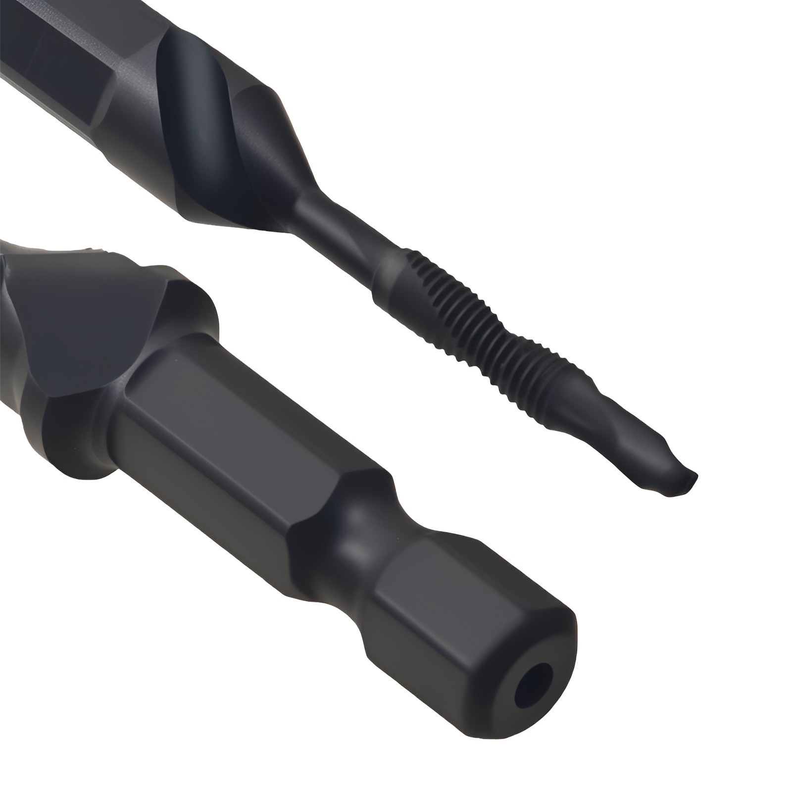 Black Drill Tap Set, 6-Piece Drill Tap Set, American Standard Drill Tap Set