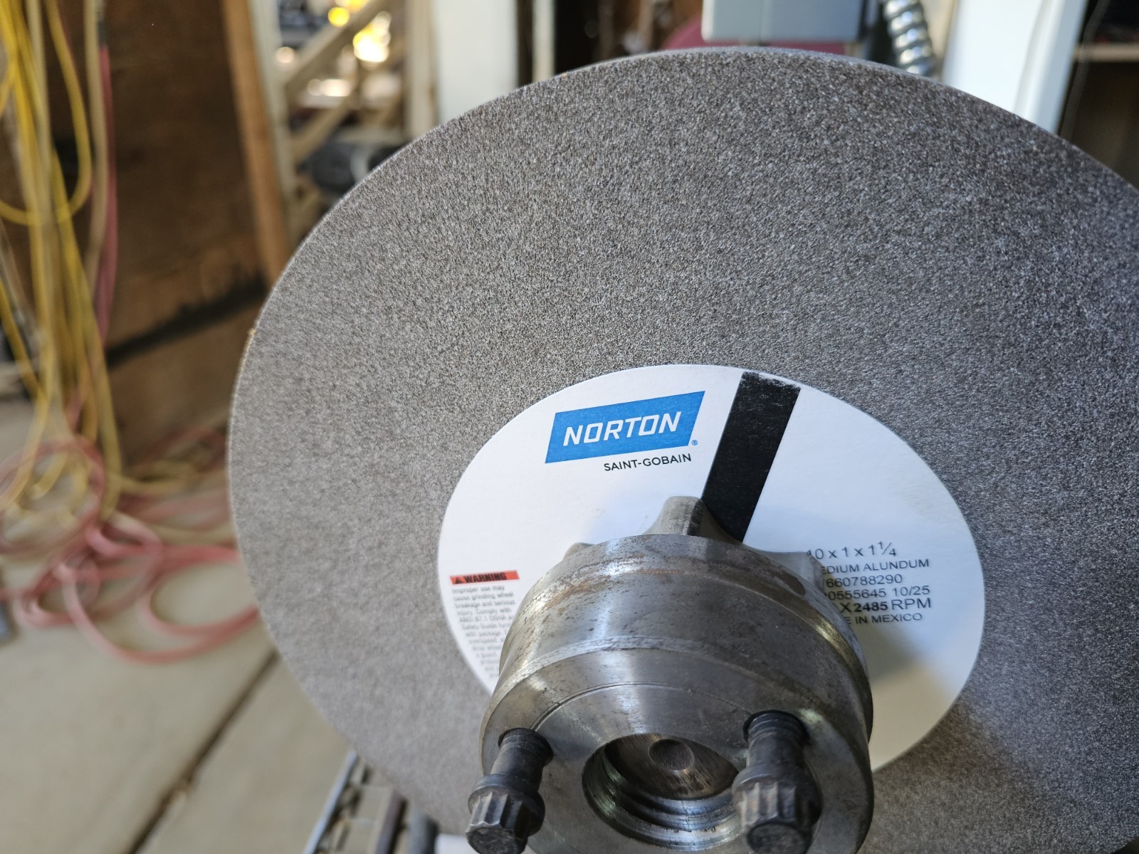 Baldor 1250 Bench Grinder 2HP 115/230V 1725 RPM Manual Electric