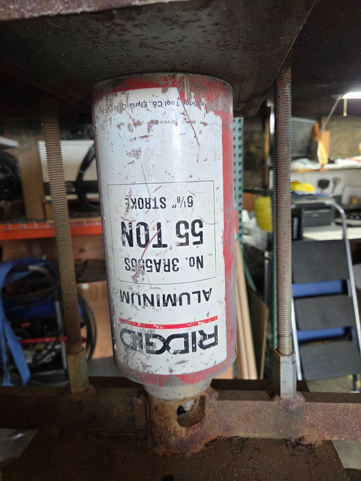 Electric Hydraulic H-Frame press and Enerpac Power pack Heavy duty 55 ton