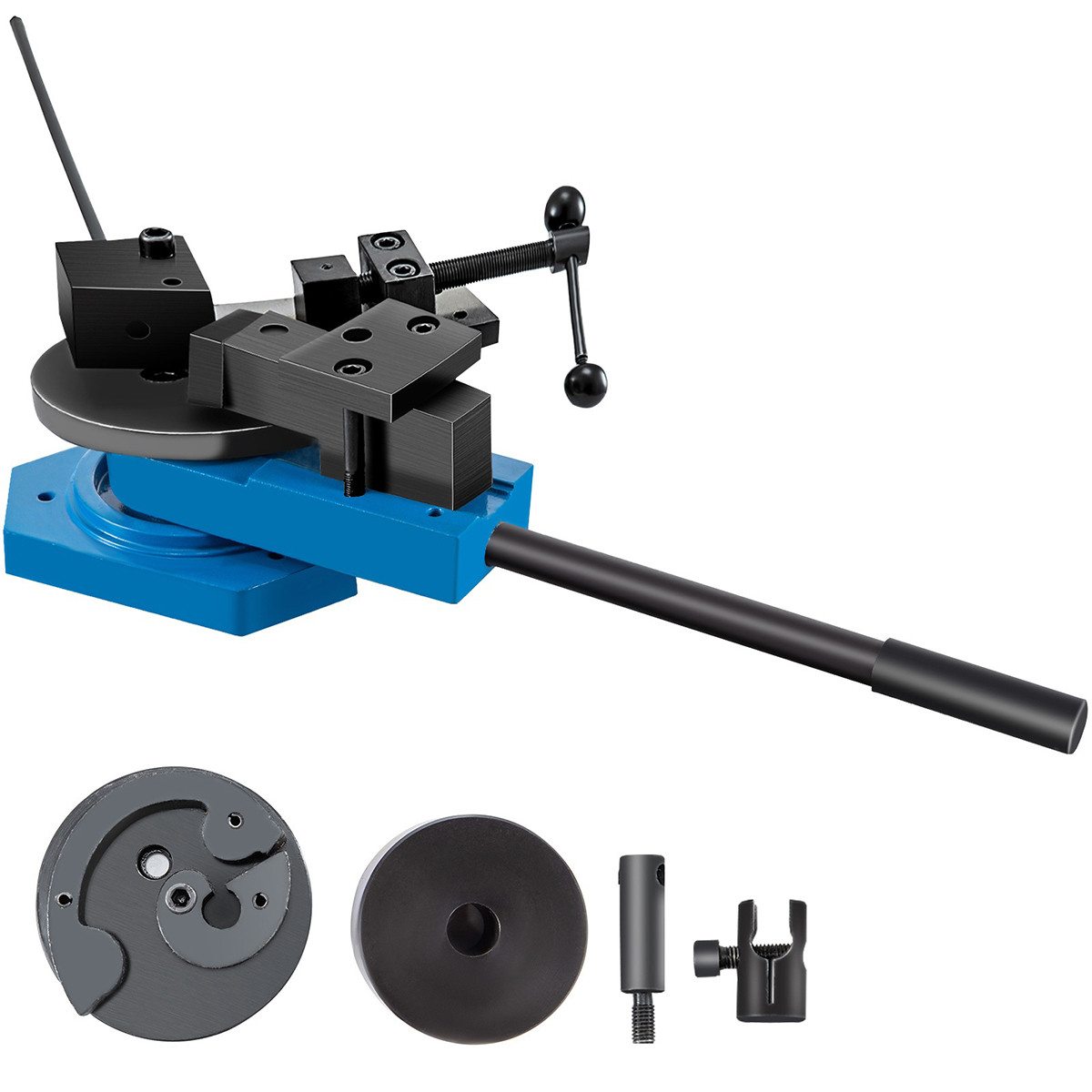 VEVOR SBG-40 Pipe Bender Square Round Bar Radius Scroll Tube Bender Universal