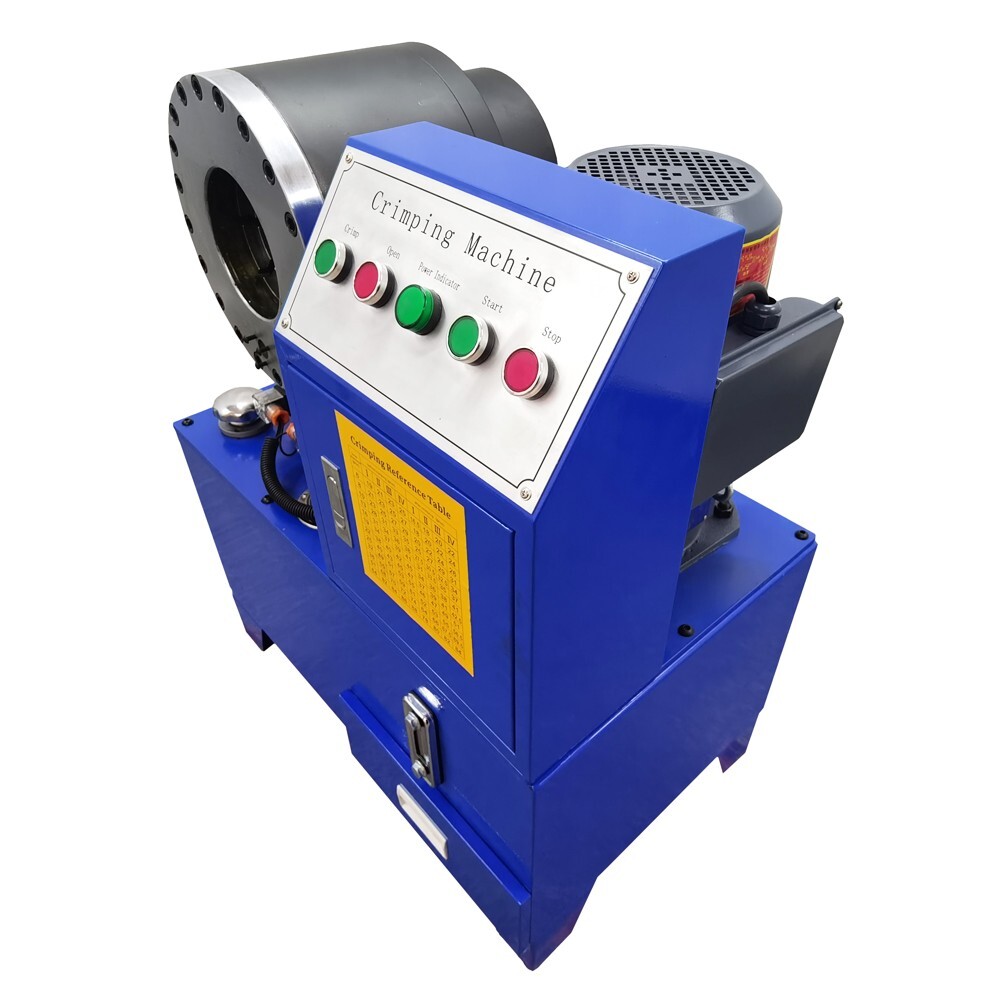 High Pressure Hose Crimper Hydraulic Pipe Shrinking Clamping Machine with 10Dies