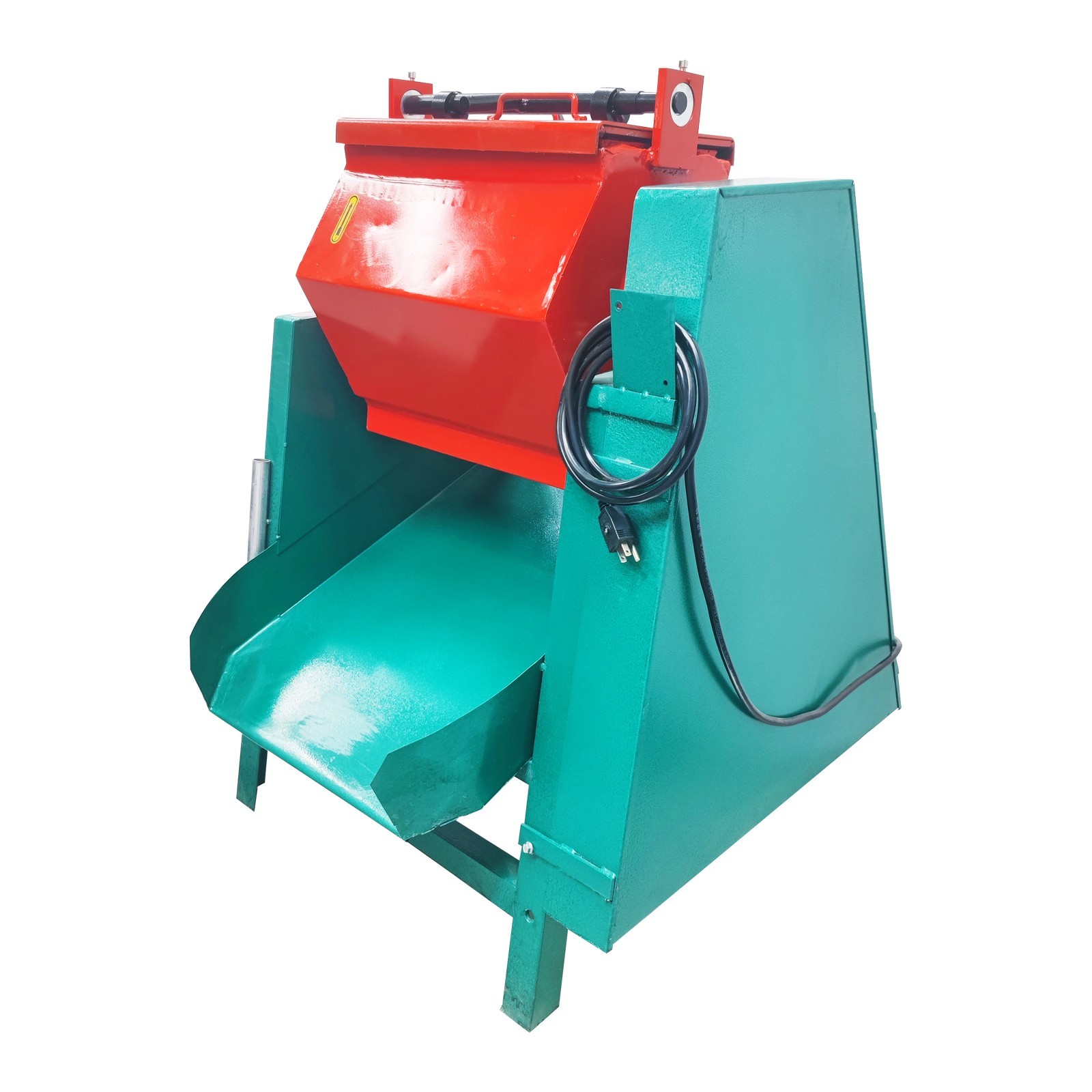 110V Roller Polisher Deburring 60L Drum Raw Edge Removing Polishing Machine