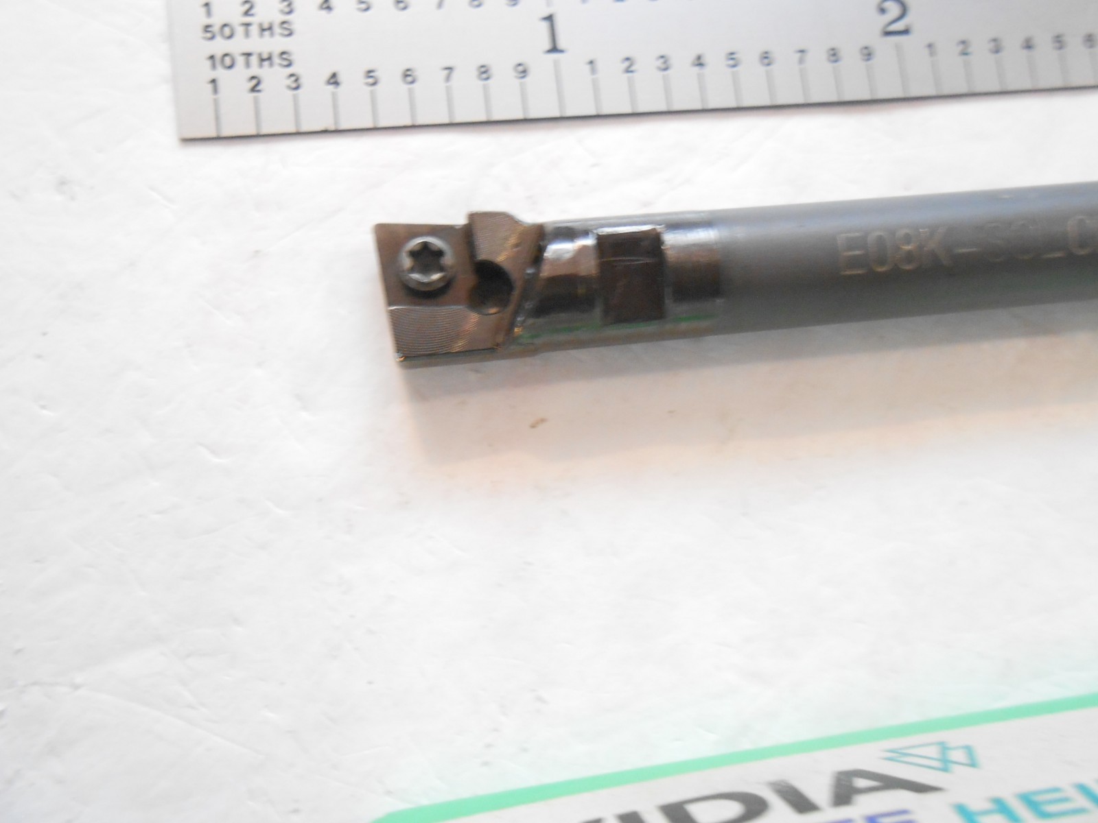 NEW WIDIA E08K-SCLCL06 CARBIDE L.H. BORING BAR 8MM SHANK X 115MM OAL COOL-THRU