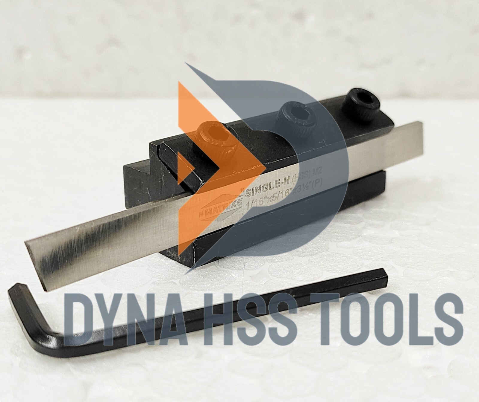 LATHE CUT OFF PARTING TOOL HOLDER 10MM SHANK + 4x HSS BLADE 1/16 x 5/16” x 3-1/2