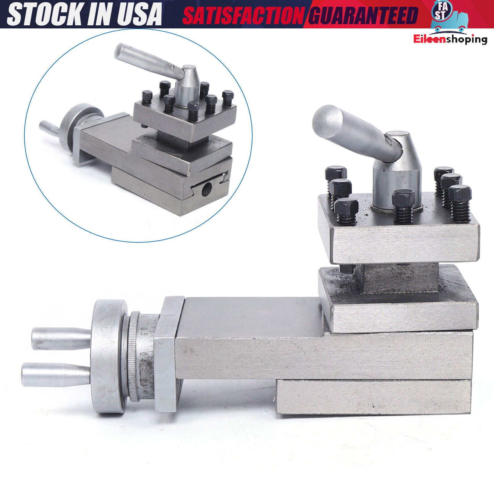 METAL LATHE CROSS SLIDE & TOOL HOLDER Compound Lathe Parts Stroke 90mm M5*35 NEW