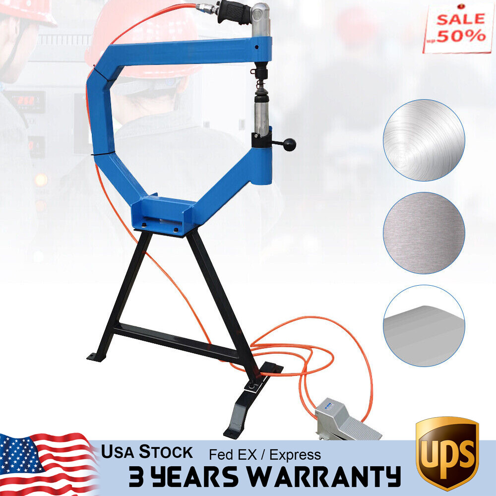 4” Throat Pneumatic Planishing Hammer Sheet Metal Shaping Machine 1″2″3″ Anvil