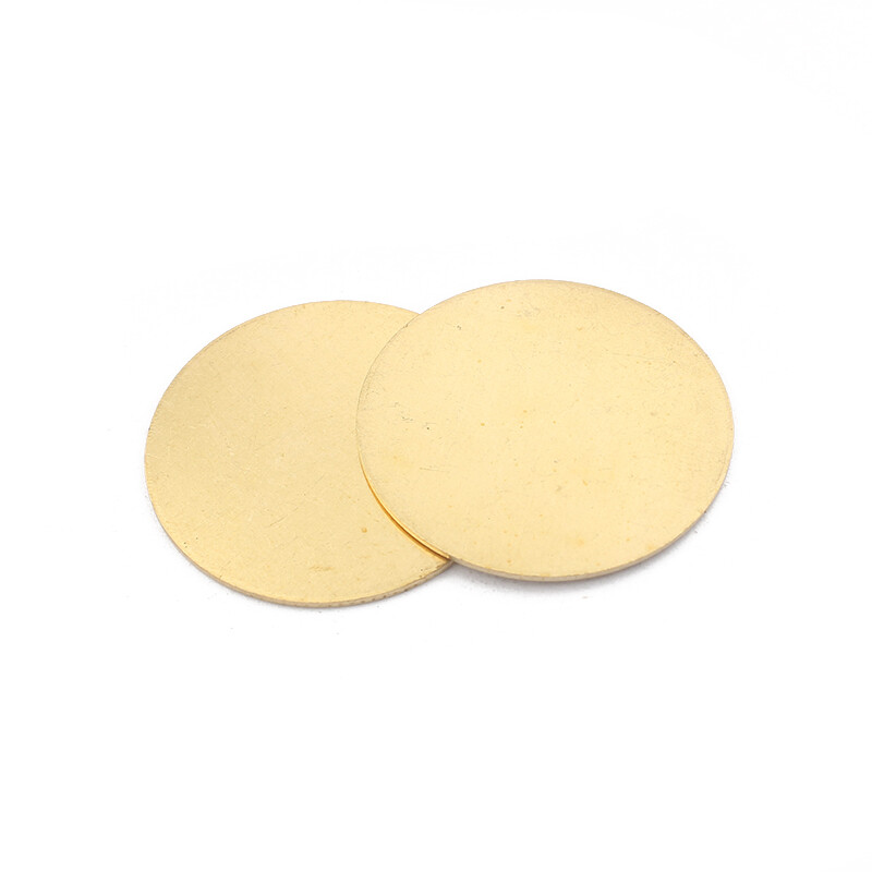 Thick 0.8-3mm H62 Brass Plate Sheet Round Dia 50mm 150mm 100mm 200mm Round Plate