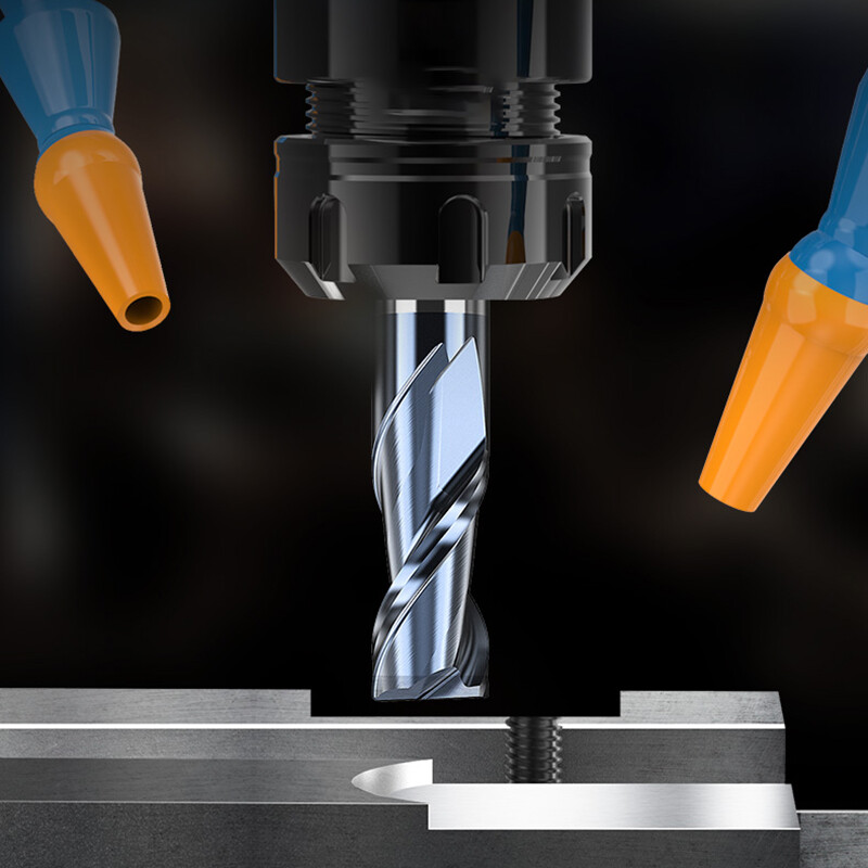 Solid Carbide End Mill 2 Flute HRC45 TiAlN Coated Milling Cutter – 1mm to 20mm