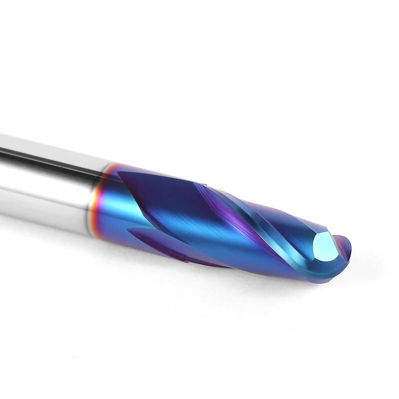 Flutes Ball Nose Milling Alloy Coating Tungsten Steel Tool Cnc Marching Endmills