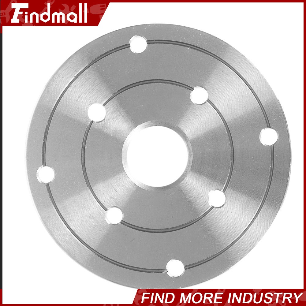 Findmall 4″ Steel Wood Lathe Face Plate 1″ x 8tpi Threaded with Set Screws