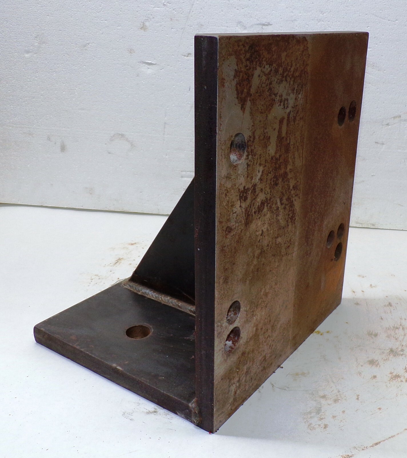 RIGHT ANGLE IRON BLOCK, HEIGHT 11-7/8″, DEPTH 8-5/8″, WIDTH: 10″, THICKNESS 3/4″