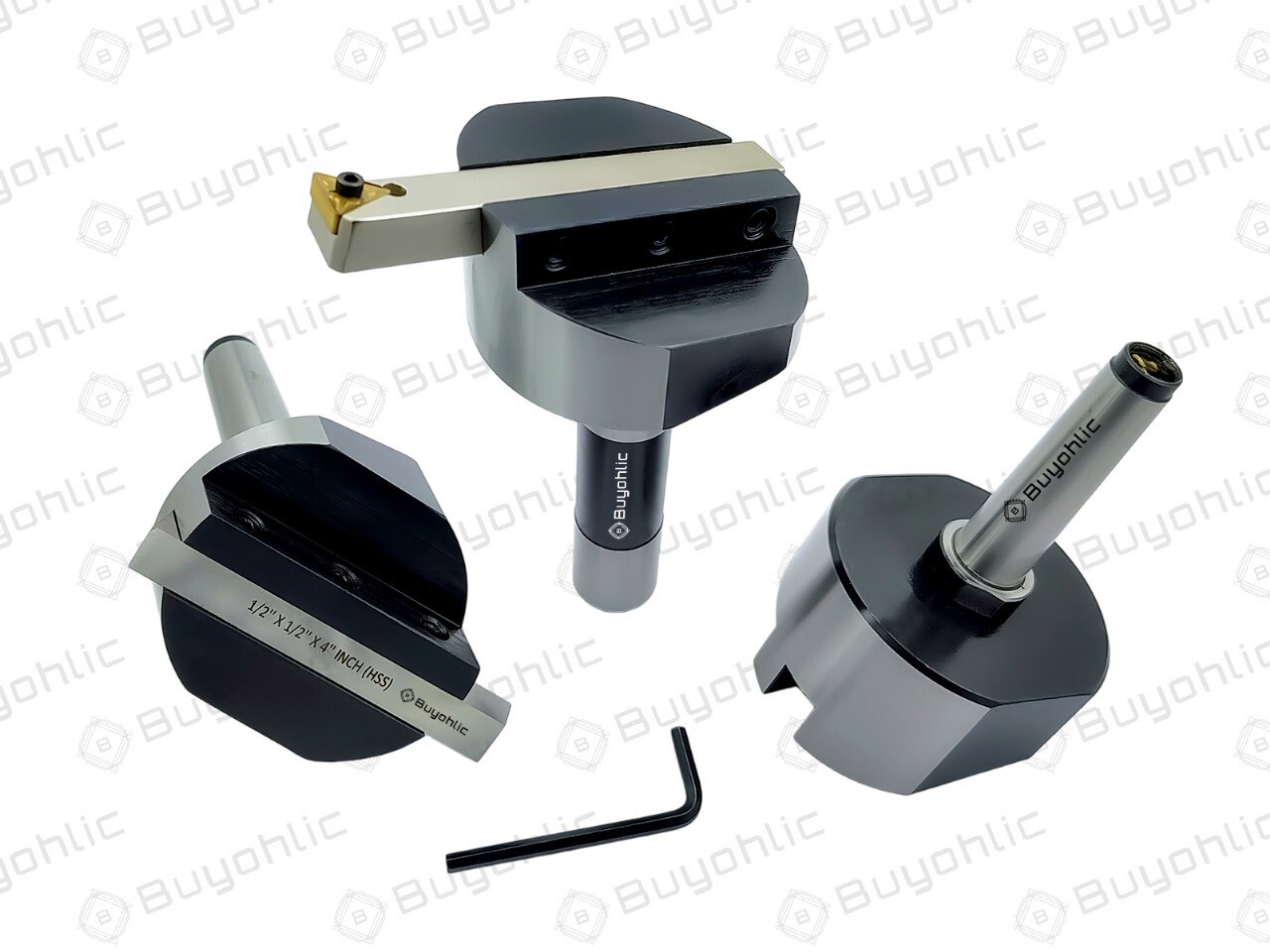 3″ Head Fly Cutter with Carbide Indexable Tip (TNMG16) & HSS Tool Bit