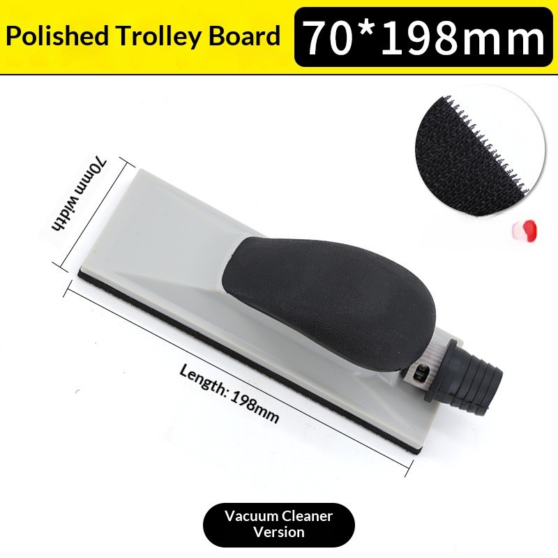 Rectangular Dry-grinding Hand-push Plate Automotive Putty Sanding Tool