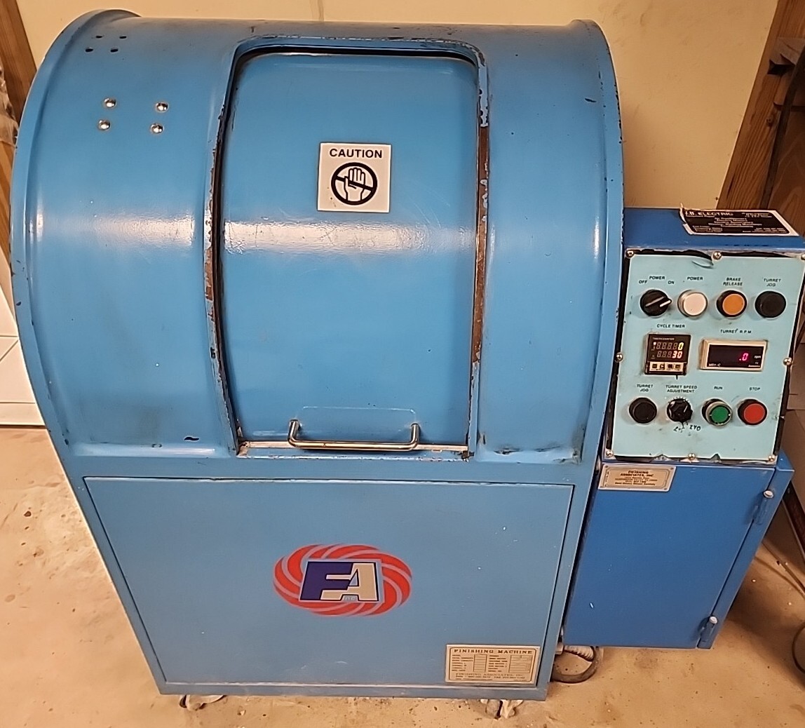 FINISHING ASSOCIATES, VC-12 Industrial centrifugal barrel finisher