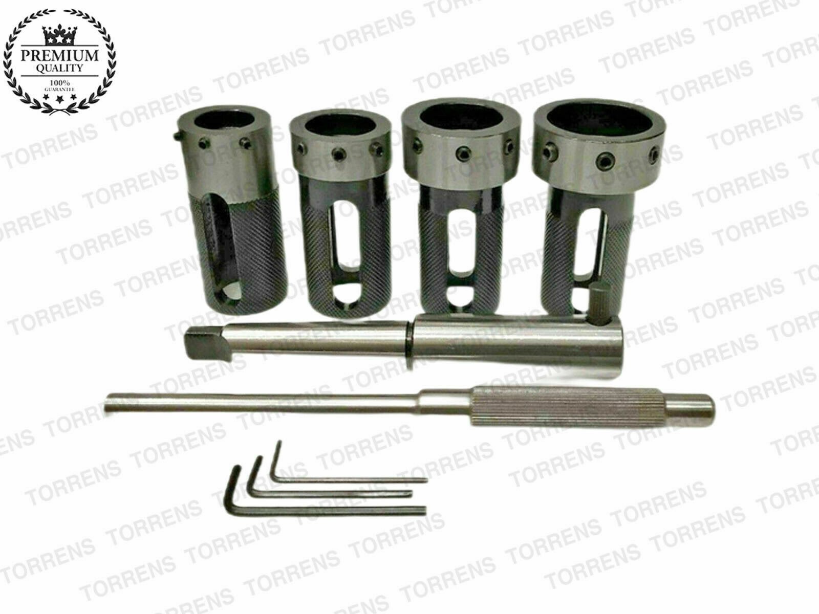 Lathe Tailstock Die Holder Set Of 4 Floating Type MT3 SHANK Holds Imperial Die