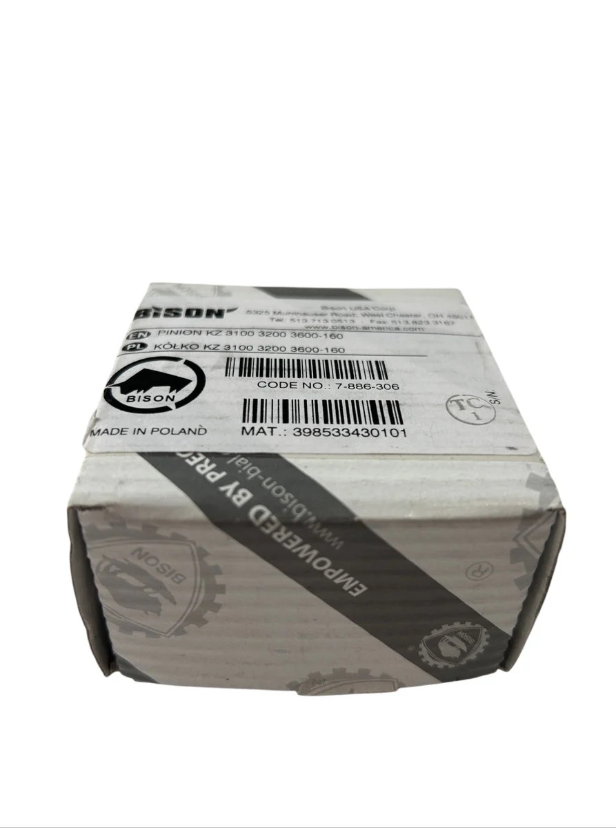 Bison 7-886-306 Pinion KZ 3100 3200 3600-160 Lathe Chuck Pinion