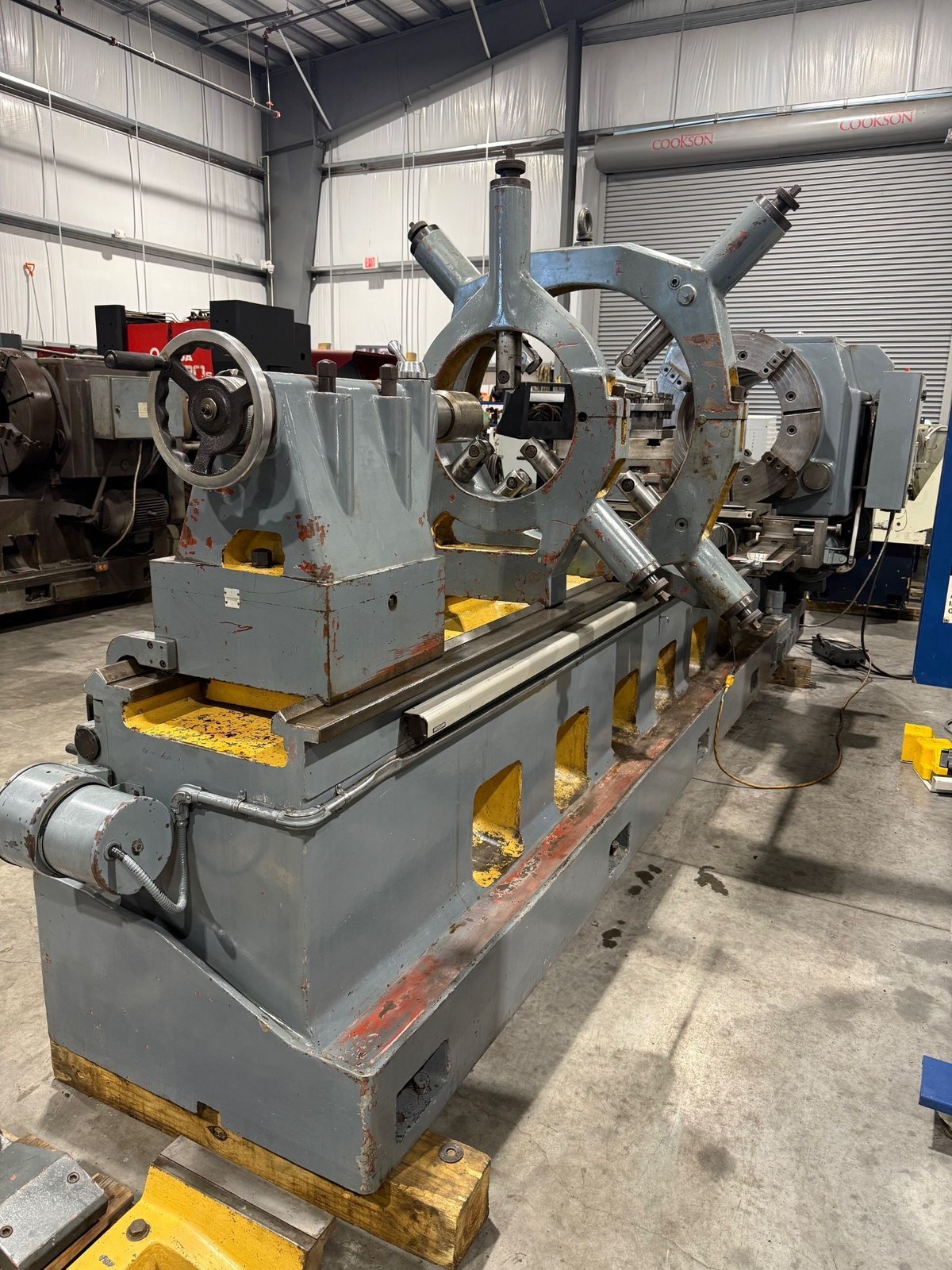 GEMINIS Republic Lagun GE-1000 39”/48” x 120”cc Hollow Spindle Lathe 20” #7566