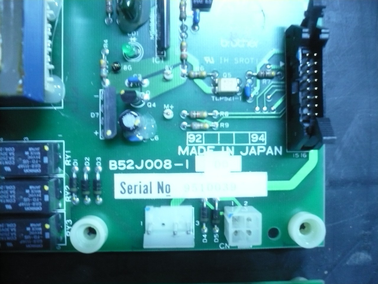 Brother HS-3100 B52J008 tank pcb, HS-3600, HS-5100