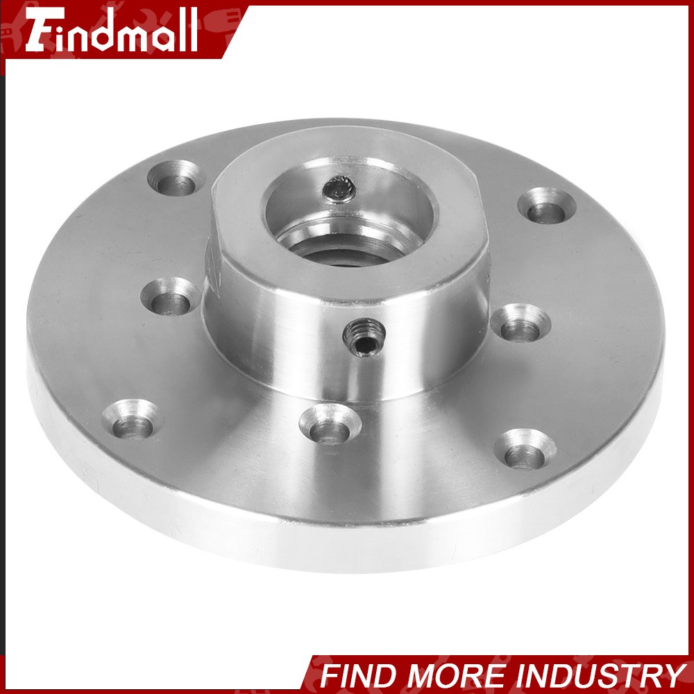 Findmall 4″ Steel Wood Lathe Face Plate 1″ x 8tpi Threaded with Set Screws