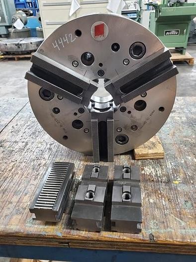 SMW 3 JAW HYDRAULIC LATHE CHUCK 12″ Size, 2800 RPM, A8 Mount