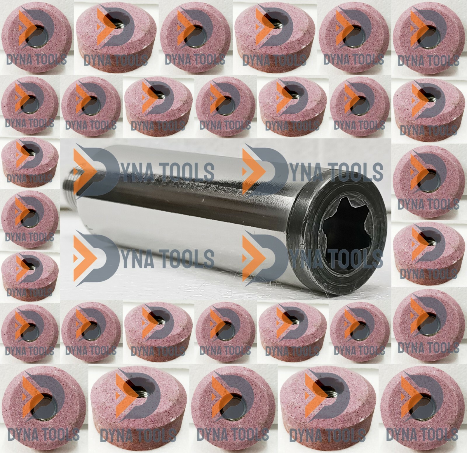 30x SIOUX VALVE SEAT PINK GRINDING STONES SET + 11/16″ STONE HOLDER + STAR DRIVE