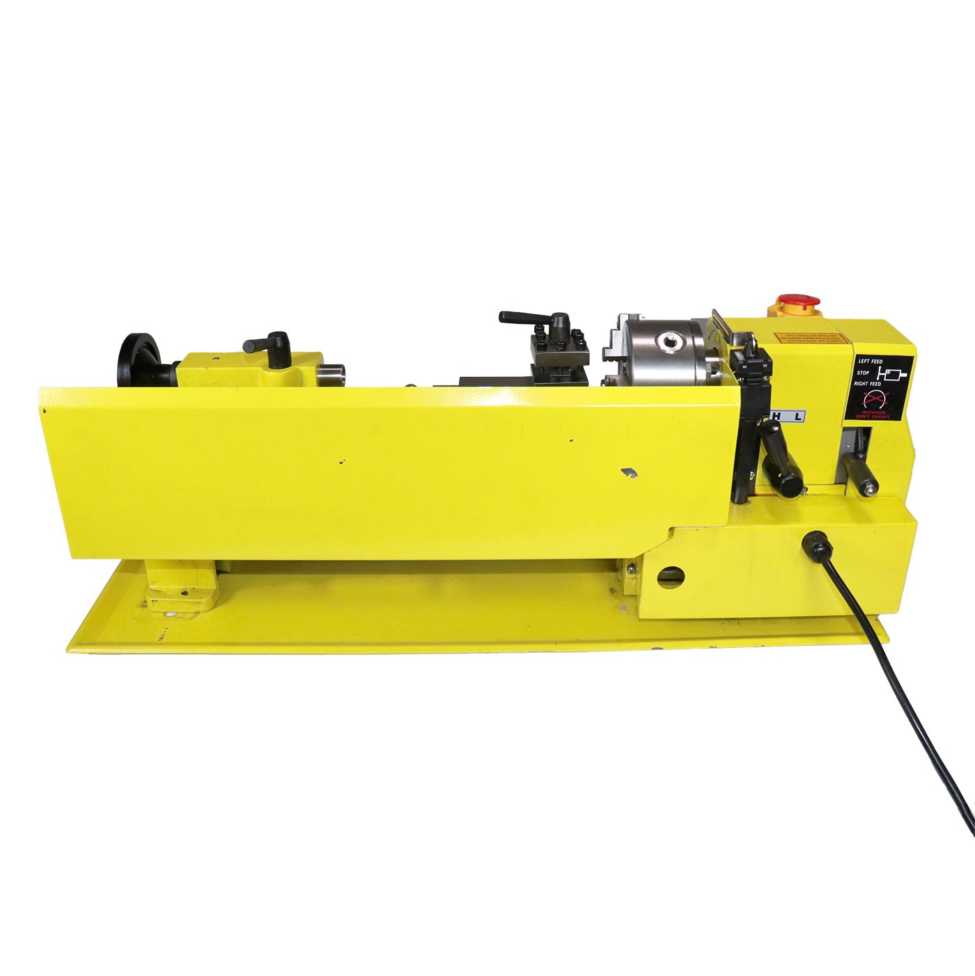 Erie Tools 7×14 Mini Metal Bench Top Variable Speed Lathe and Carbide Cutter Kit