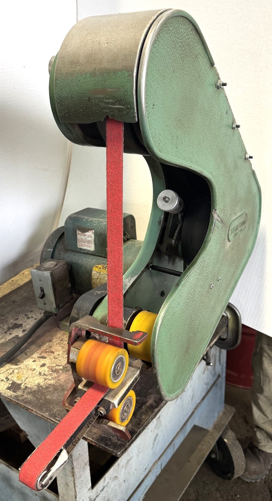 2″ Burr King Belt Grinder No. 760, Internal Grinding Attachment, 1 Phase