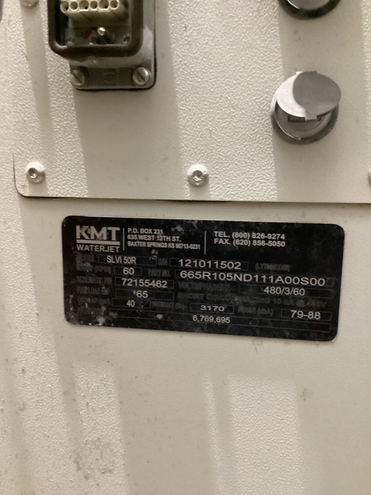 AKS CUTTING SYSTEMS WKX3S-612 Waterjet Cutter w/ KMT SLVI 50R Intensifier Pum…