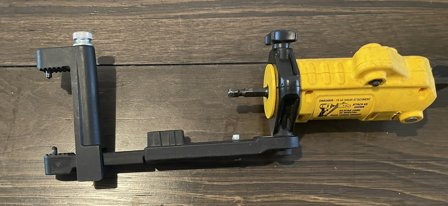 DeWalt Shear Attachment DWASHRIR-18GA Impact/Drill Sheet Metal