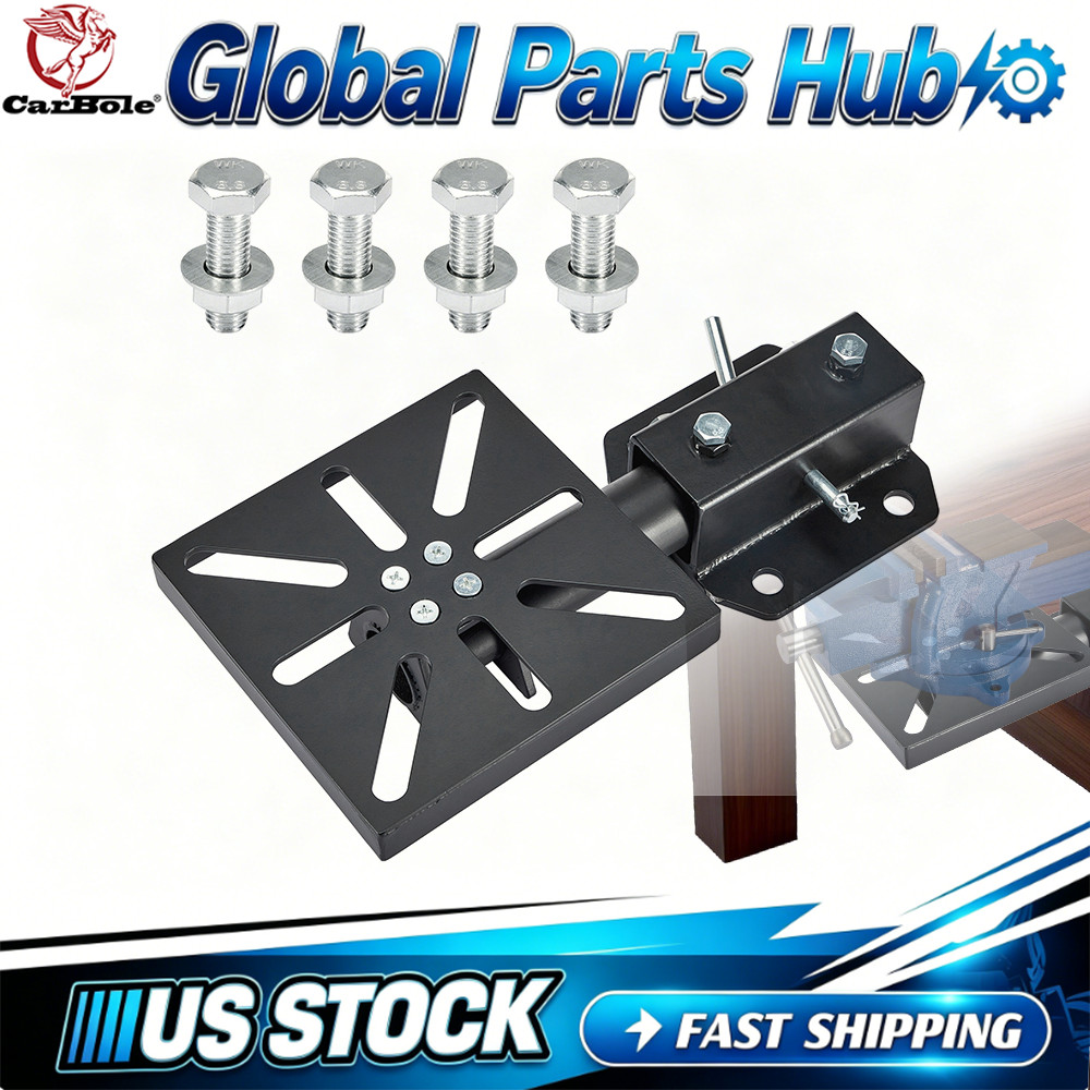 7.9″ x 7.9″ Mounting Plate Rotating Bench Vise Mount For Bench Vise Grinder