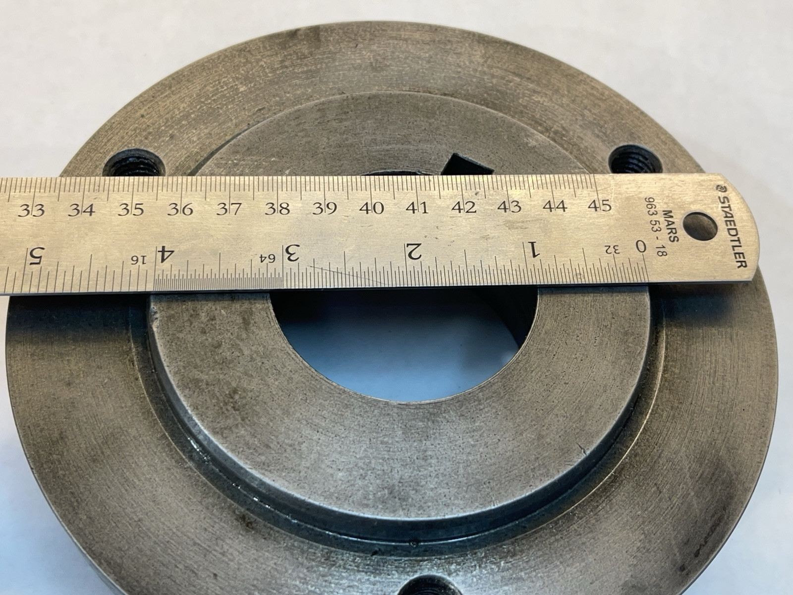 Unbranded Engine Lathe Mounting Plate Adapter L00 For 6.5” Chuck (25M3)