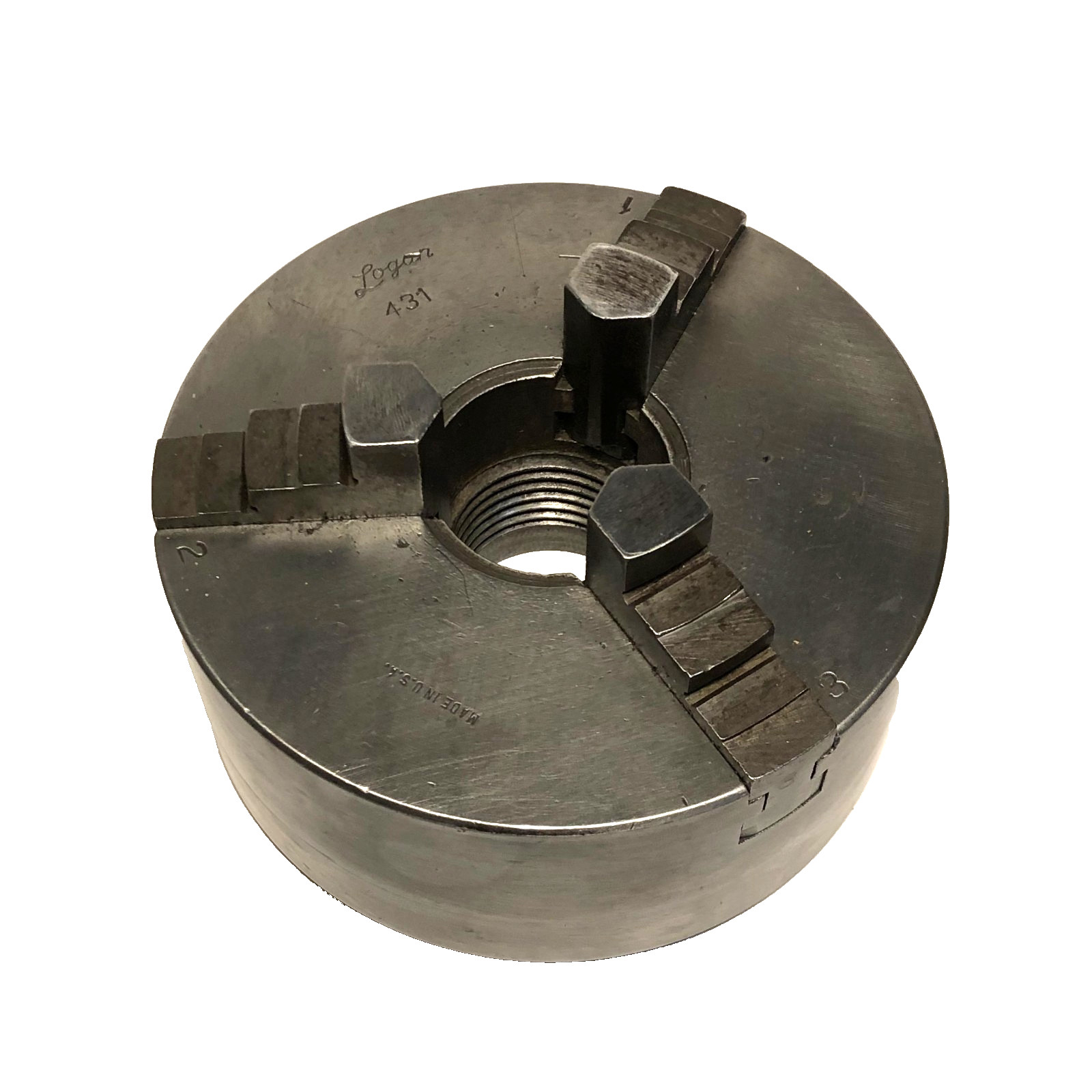 Logan 5″ No. 431 3 Jaw Lathe Chuck Atlas Logan Southbend