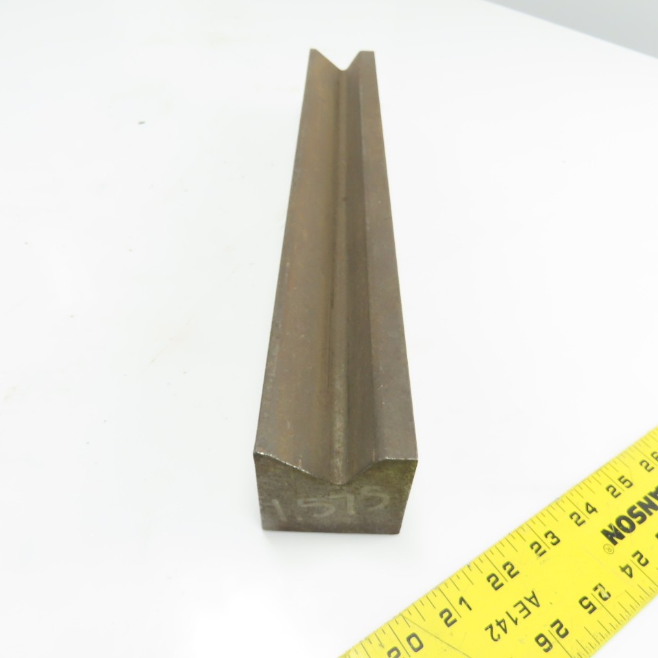 17″ V-Forming Press Brake Angle Die Block 2-3/8″x 2-3/8″ 13/64″ Radius 90°