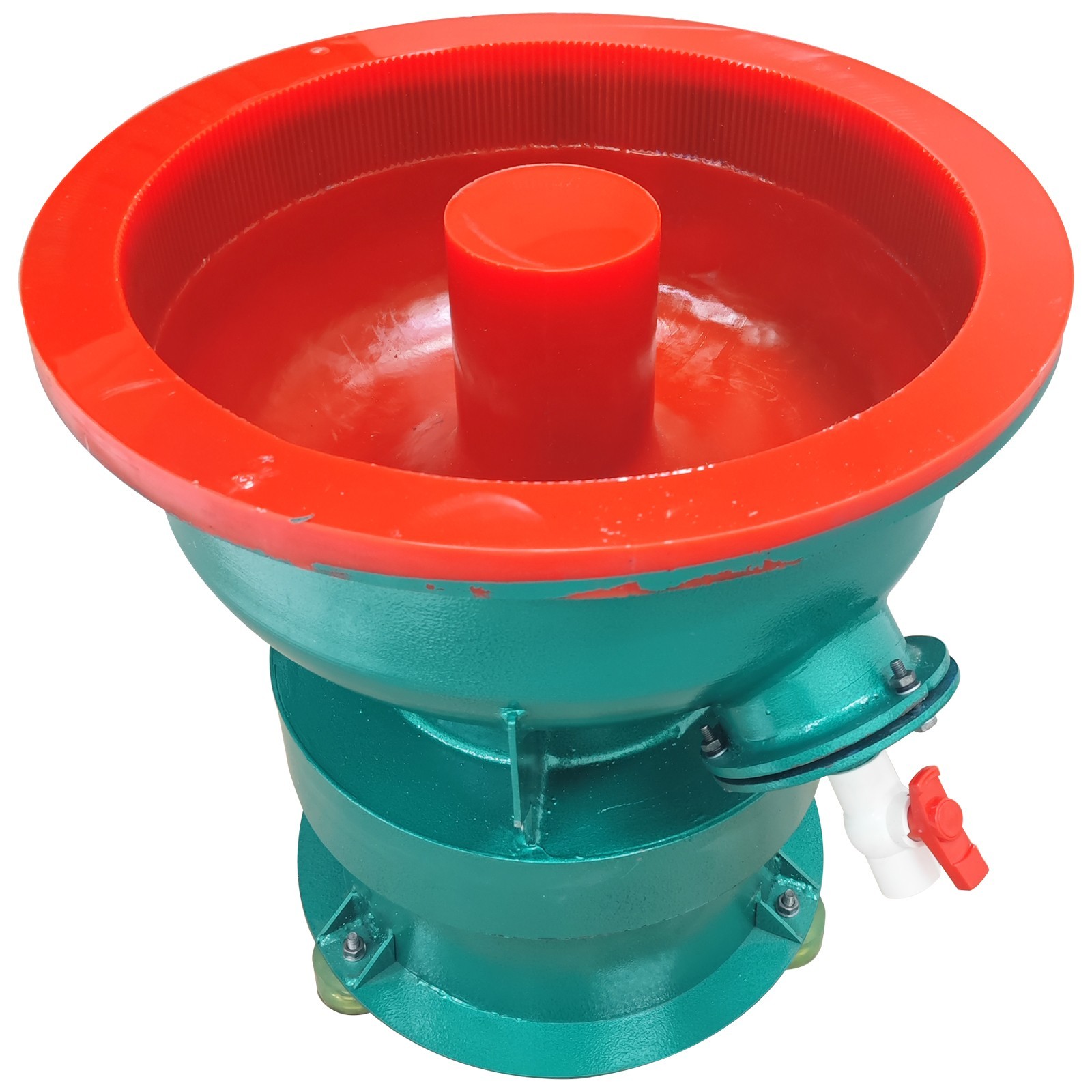 220V 60L Straight Opening Vibration Deburring Polishing Machine Metal Hardware