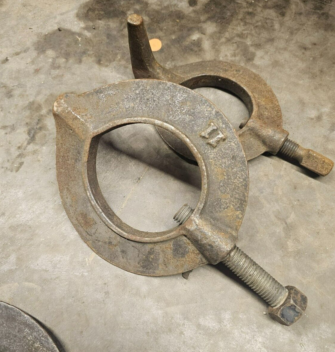 Vintage Unbranded / Unknown Brand Lathe Dog Set #6, 11 & 12
