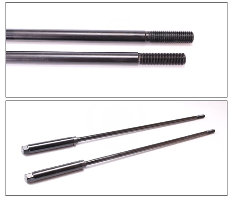 2PCS R8 Draw Bar For Milling Machine Part Overall Drawbar 7/16