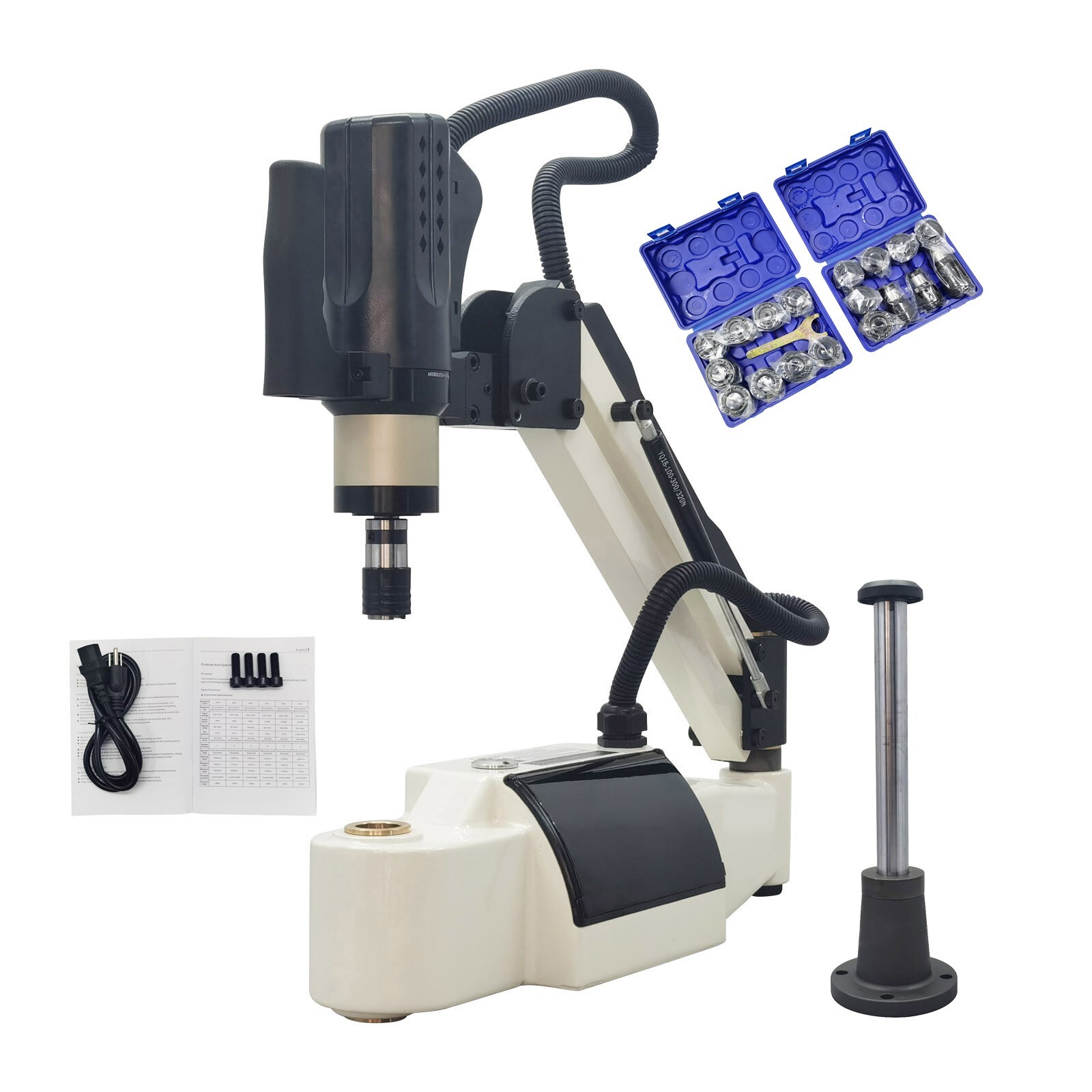 Universal 360° Tapping Machine Electric Touch Screen Inch Thread 1/8″-11/4″