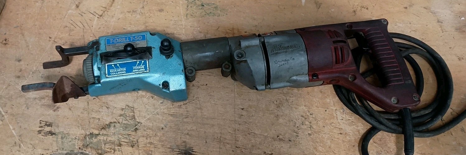 T-Drill T50 Corded Copper Pipe Notcher Forming