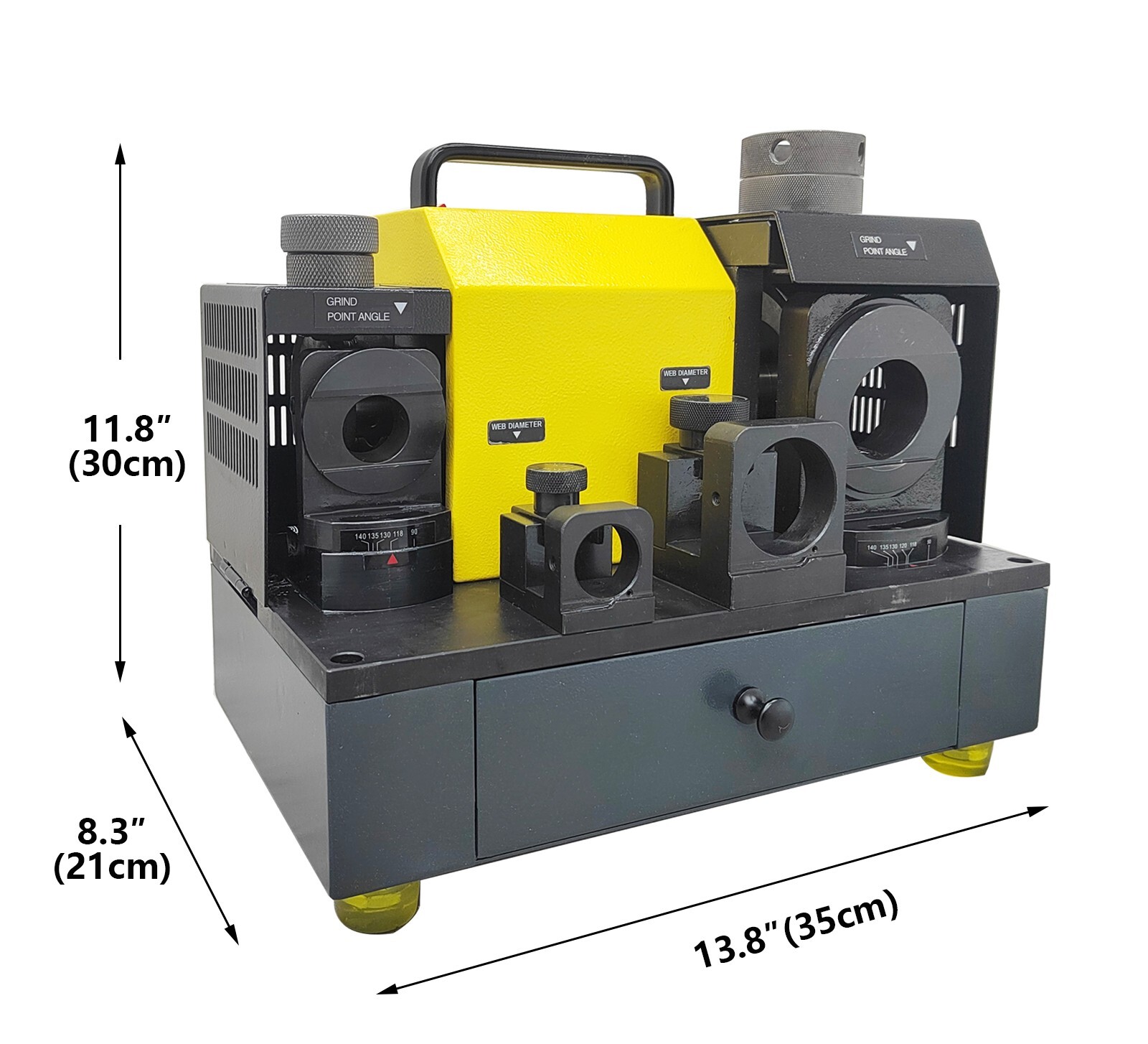 24Clamp φ3-φ26mm End Mill Grinder Drill Bit Sharpener Sharpening GrindingMachine