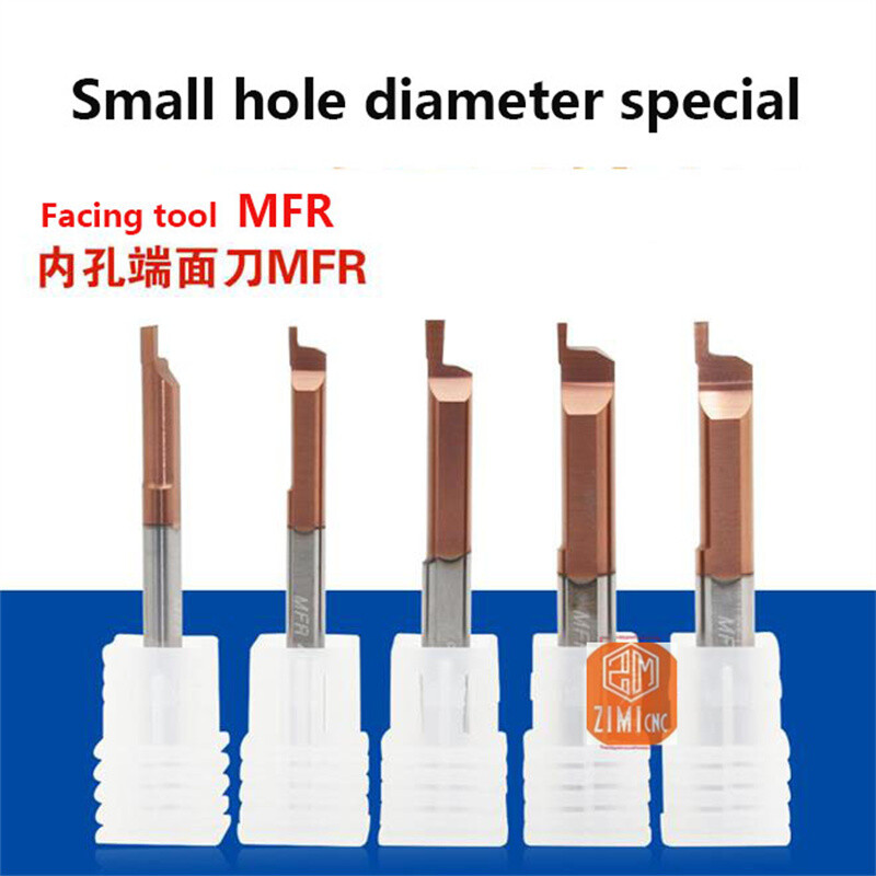 Face cutting of integral alloy inner hole MFR 4 B 1.0 1.5 2.5 3.0 L15 carbide